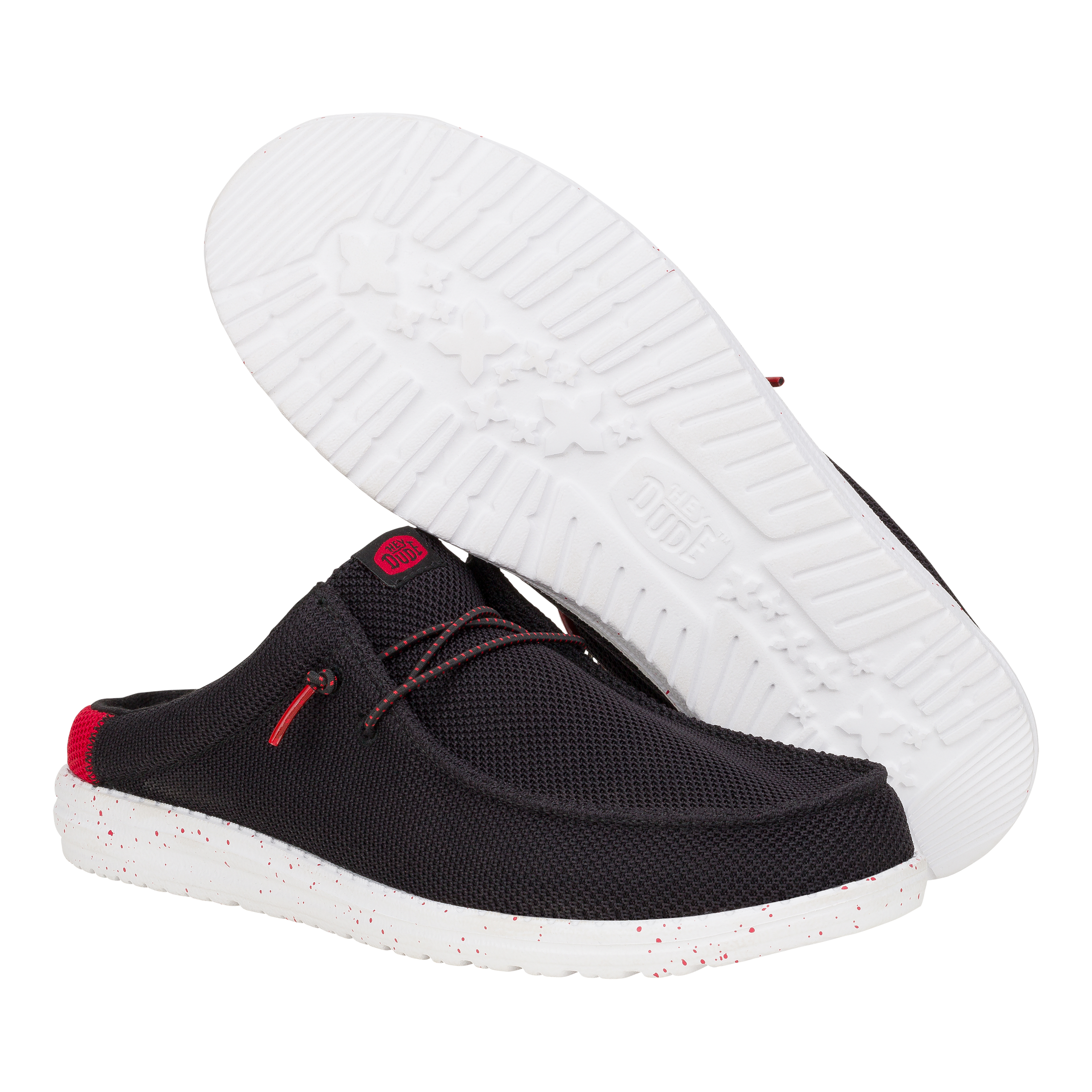 Wally Slip Varsity – Black/Red - Image 3