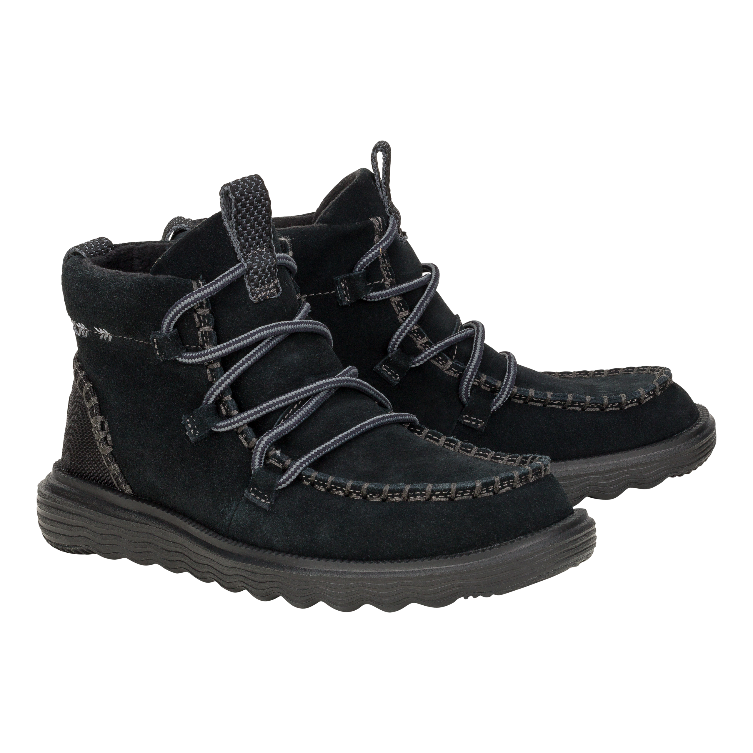 Reyes Suede – Black/Black - Image 2