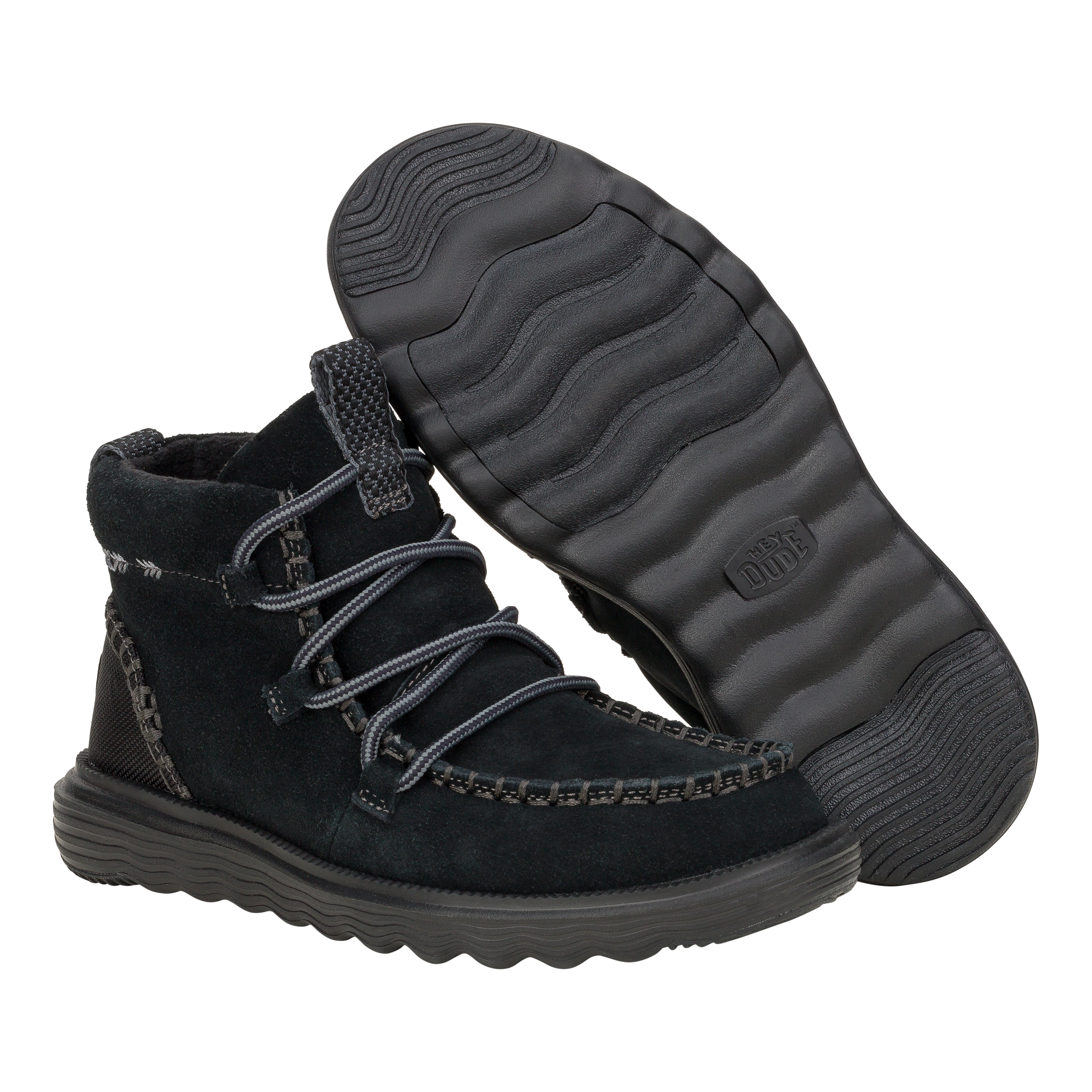 Reyes Suede – Black/Black - Image 3