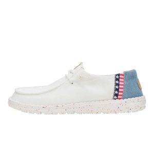 Wendy Americana Splatter – White/Blue