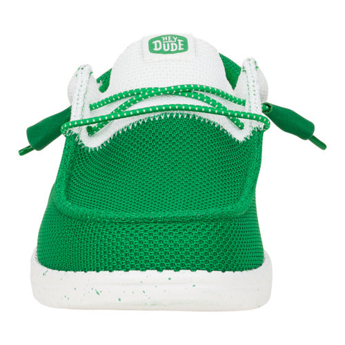 Wally Tri Varsity Mesh – Green/White - Image 4