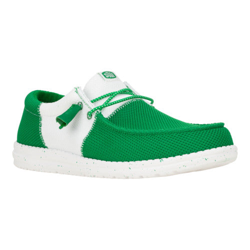 Wally Tri Varsity Mesh – Green/White - Image 7
