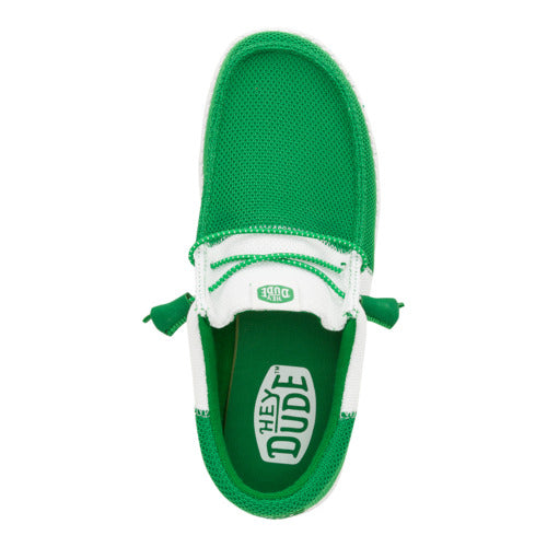 Wally Tri Varsity Mesh – Green/White - Image 6