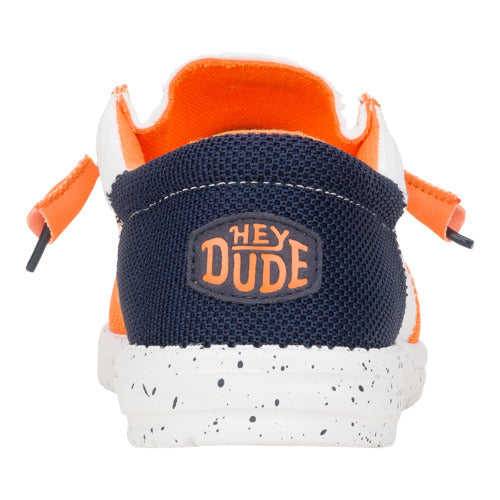 Wally Tri Varsity Mesh – Orange/White - Image 5