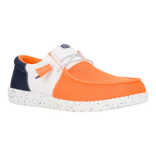 Wally Tri Varsity Mesh – Orange/White - Image 7