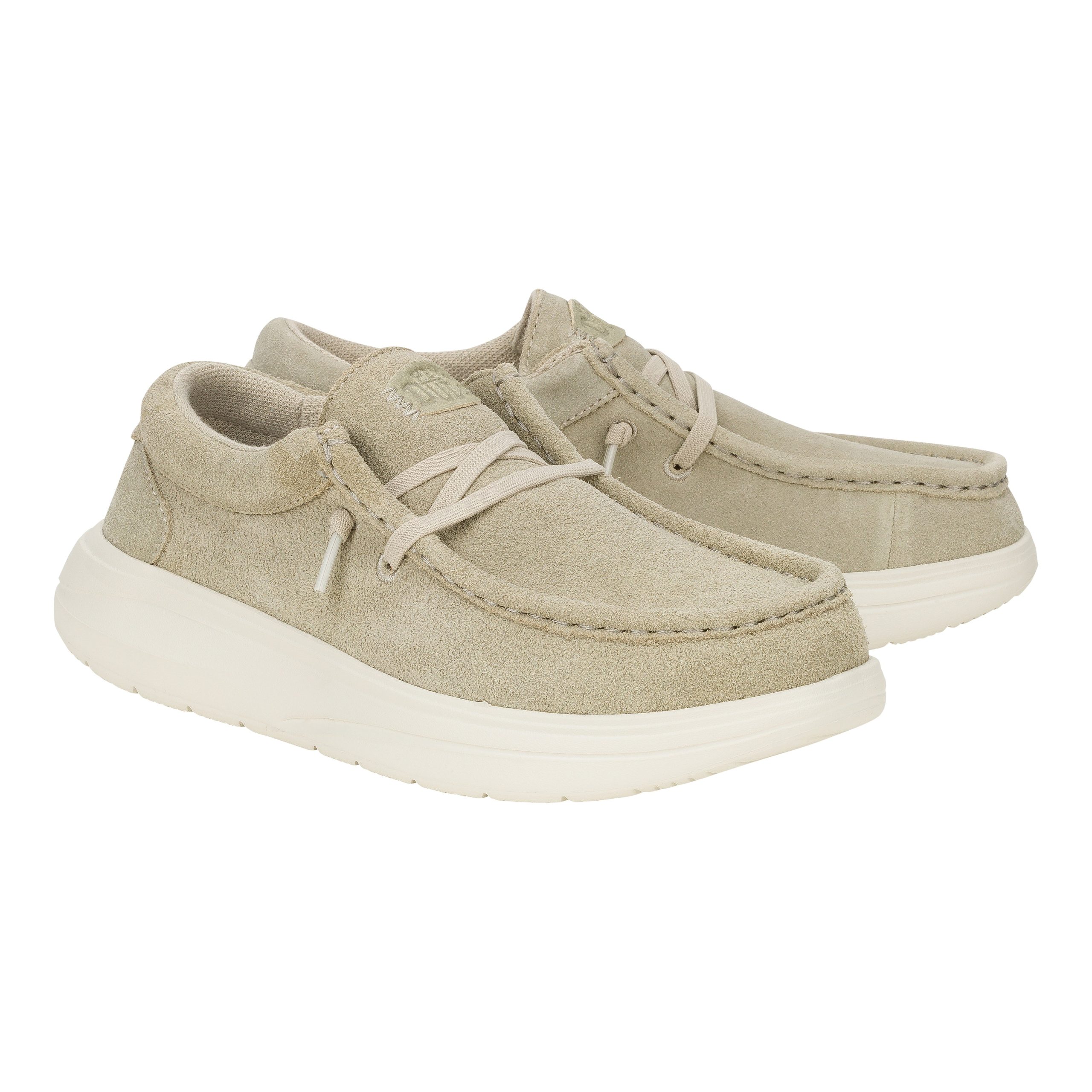 Wendy Comf Suede – Stone Grey/Silver Birch - Image 3