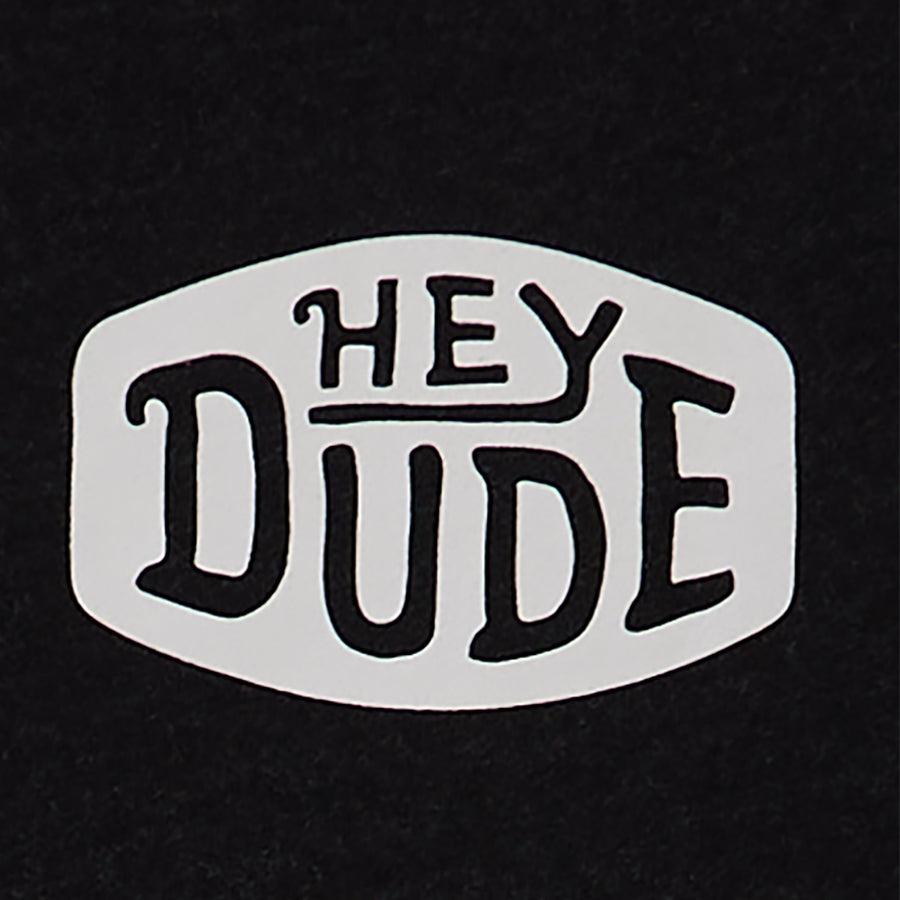 HEYDUDE Buckle Tee – Black - Image 2
