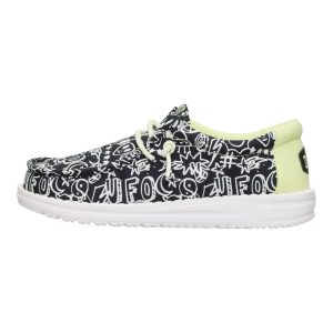 Wally Youth Space Glow – Black/White