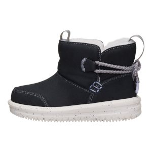 Camden Bow Boot Toddler Cozy – Black