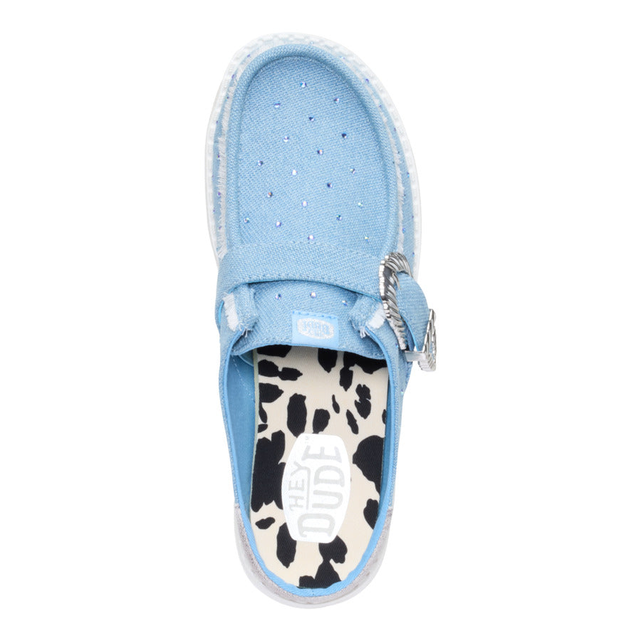 Wendy Slip Buckle Denim – Blue/Multi - Image 6