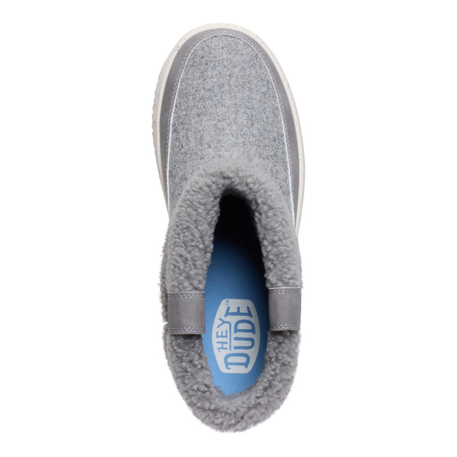 Camden Cuff Wool Cozy – Grey - Image 6