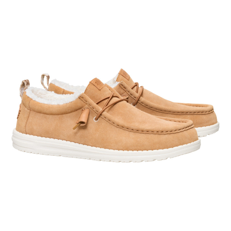 Wally Suede Shearling – Lion Orange/Multi - Image 2