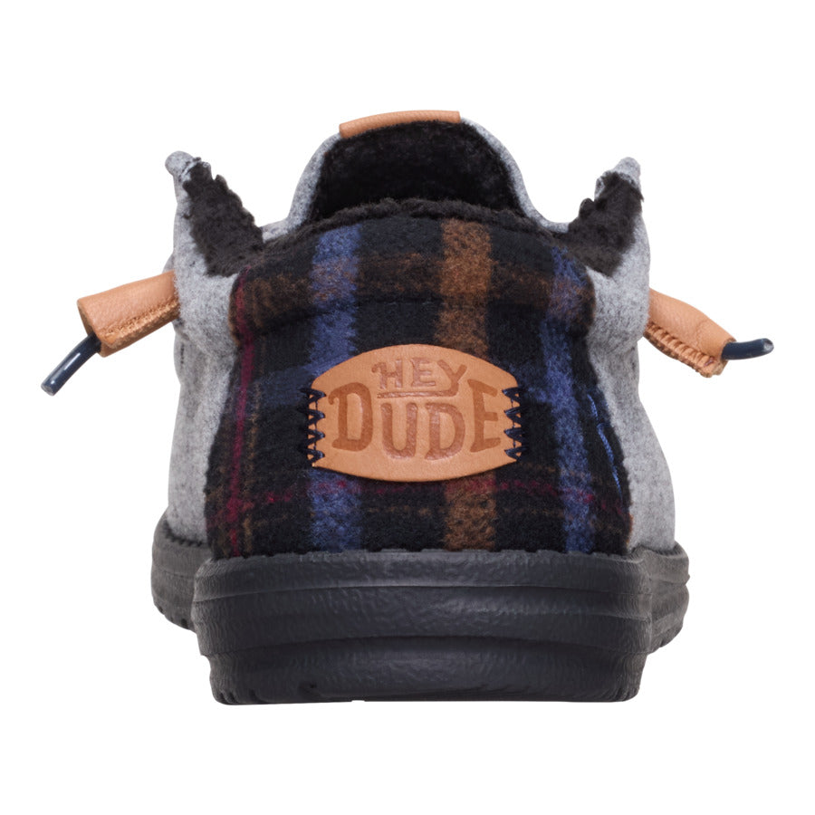 Wally Cozy Plaid – Smoke Grey/Multi - Image 2