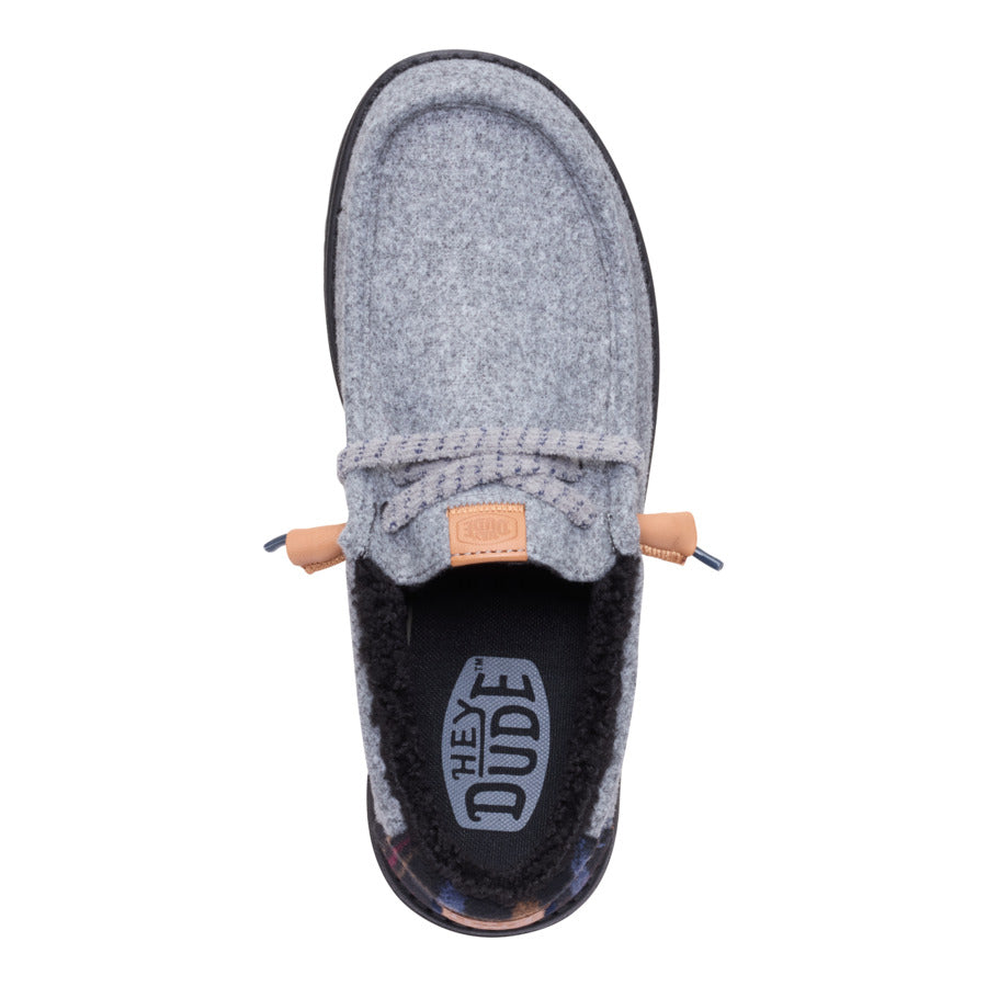 Wally Cozy Plaid – Smoke Grey/Multi - Image 6