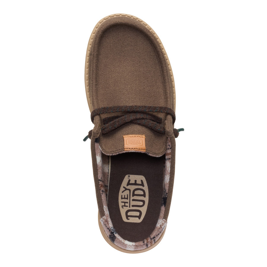 Wally Slip Cozy Plaid – Major Brown/Multi - Image 6