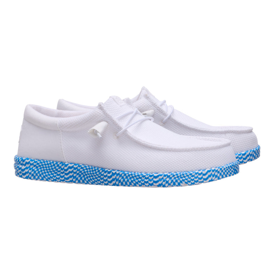 Wally Funk Warped Geo – White/Brilliant Blue - Image 2