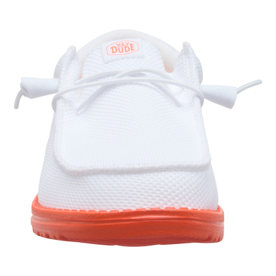 Wally Funk Pop – White/Tomato Orange - Image 4