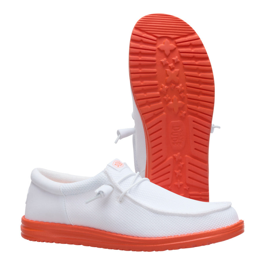 Wally Funk Pop – White/Tomato Orange - Image 3