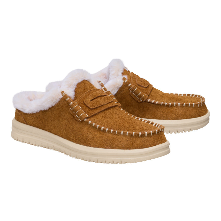 Wendy NXT Mule Cozy – Spice Brown/Wood Ash - Image 2