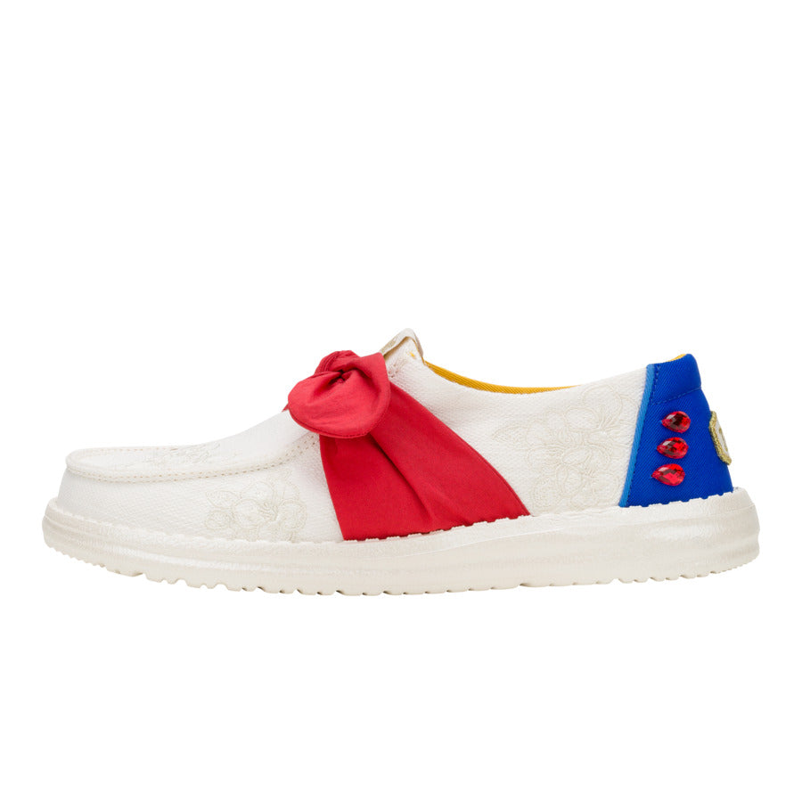Wendy Bow Snow White – White/Blue/Red