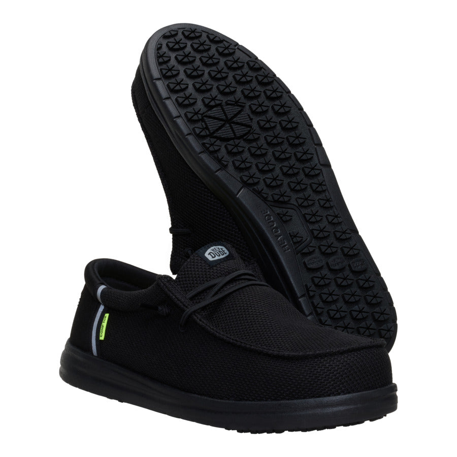 Wally Work Comp Toe Wide – Black/Black - Image 3