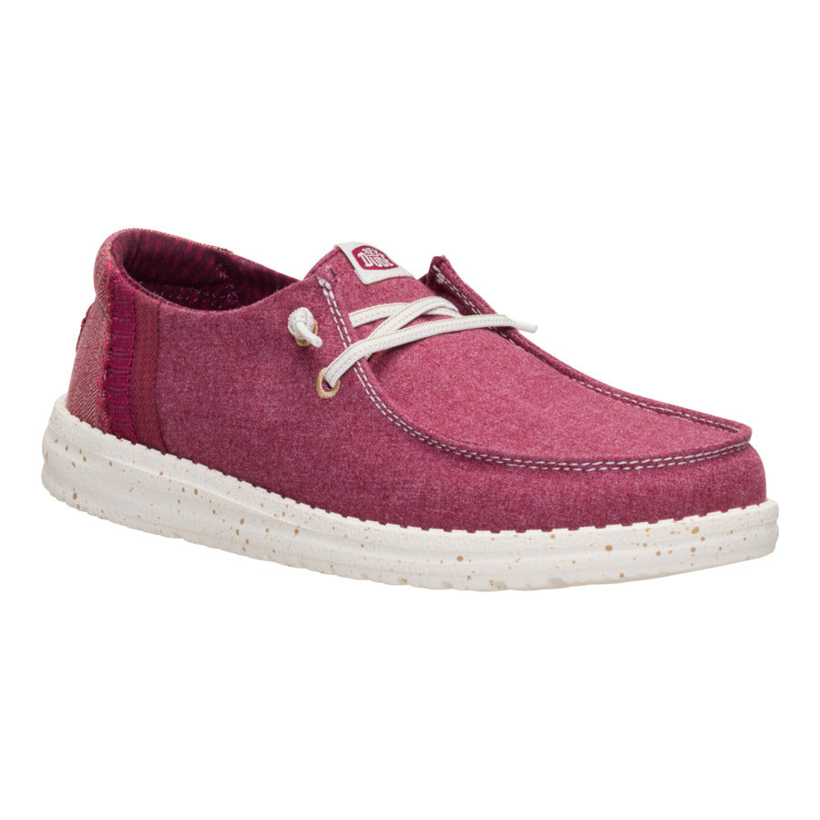 Wendy Break Brushed Linen – Burgundy - Image 7