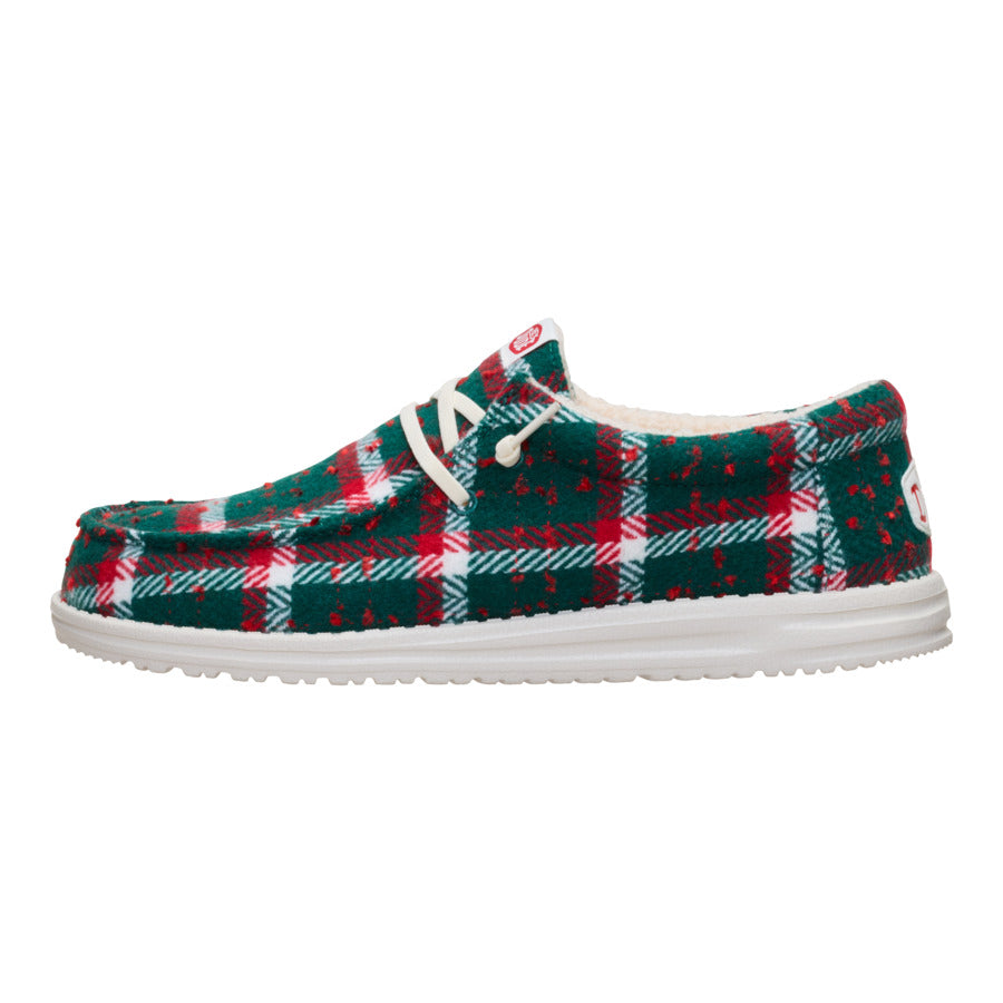 Wally Confetti Plaid Cozy – Red/Green/Multi