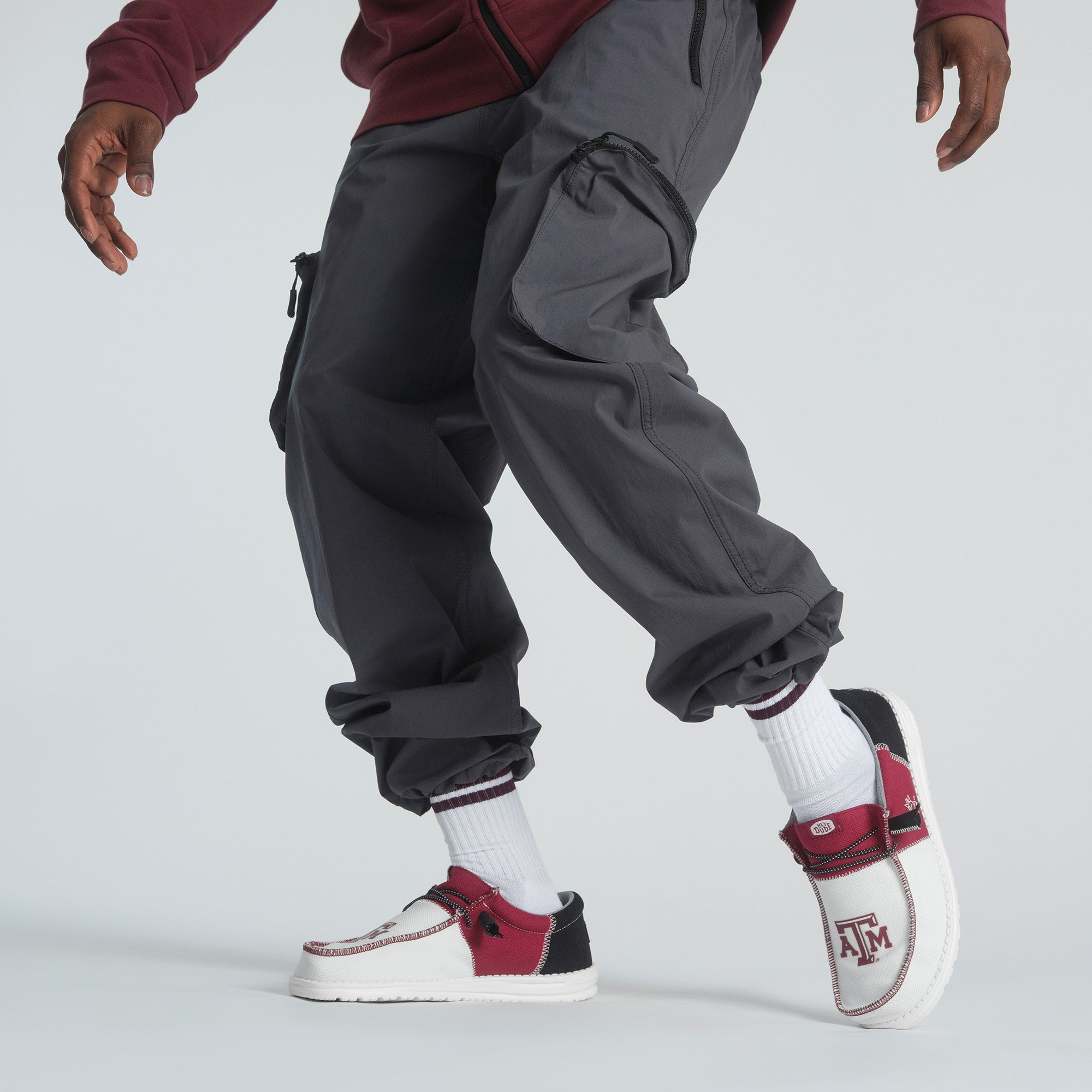 Men's Wally Tri Texas A&M – Texas AM Burgundy/Multi - Image 2