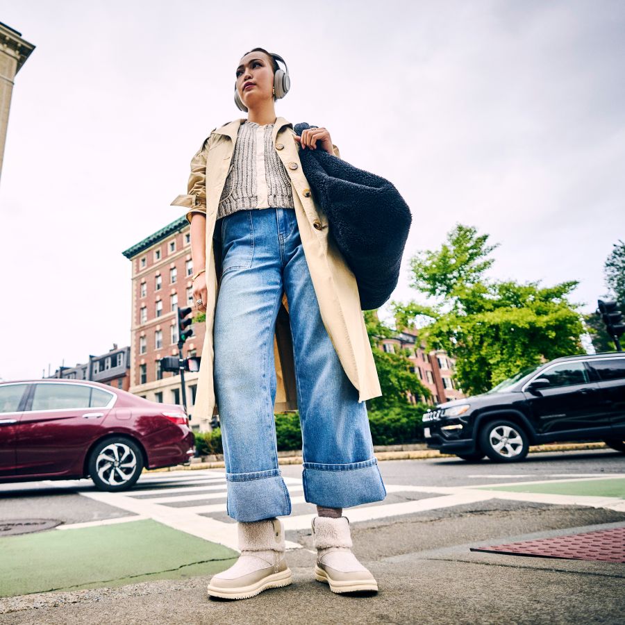 Camden Cuff Wool Cozy – Tan - Image 2