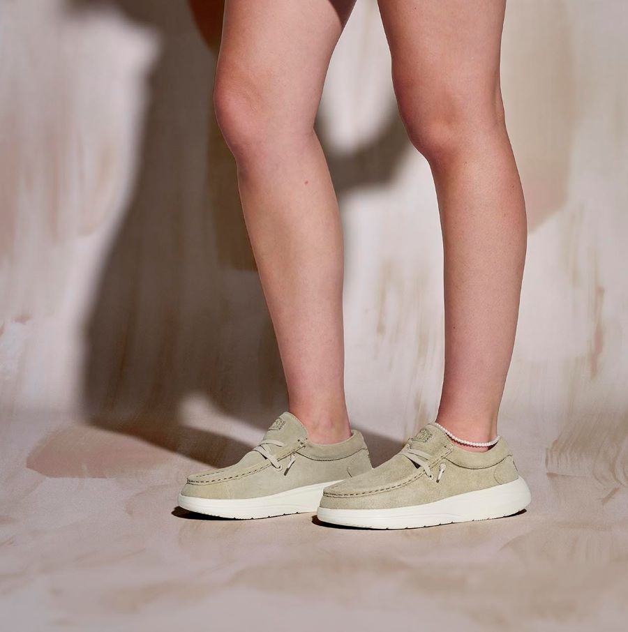 Wendy Comf Suede – Stone Grey/Silver Birch - Image 2