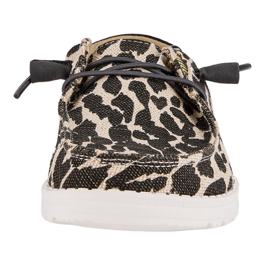 Wendy Leopard Sparkle Wide – Leopard Tan - Image 4